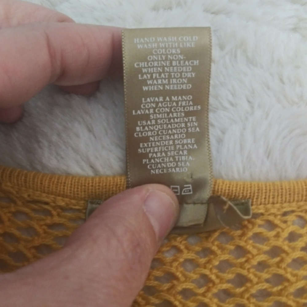 Yellow Cozy-Chic Cardigan Wrap - Picture 4 of 7